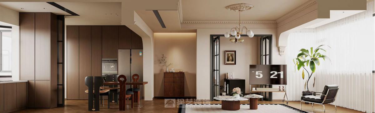 棕木雅韻，時光棲居